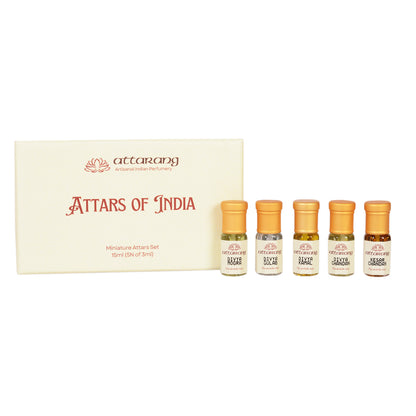Top 5 Pooja Attars of India (5x3ml) 15ml