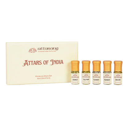 Top 5 Women Attars of India (5x3ml) 15ml
