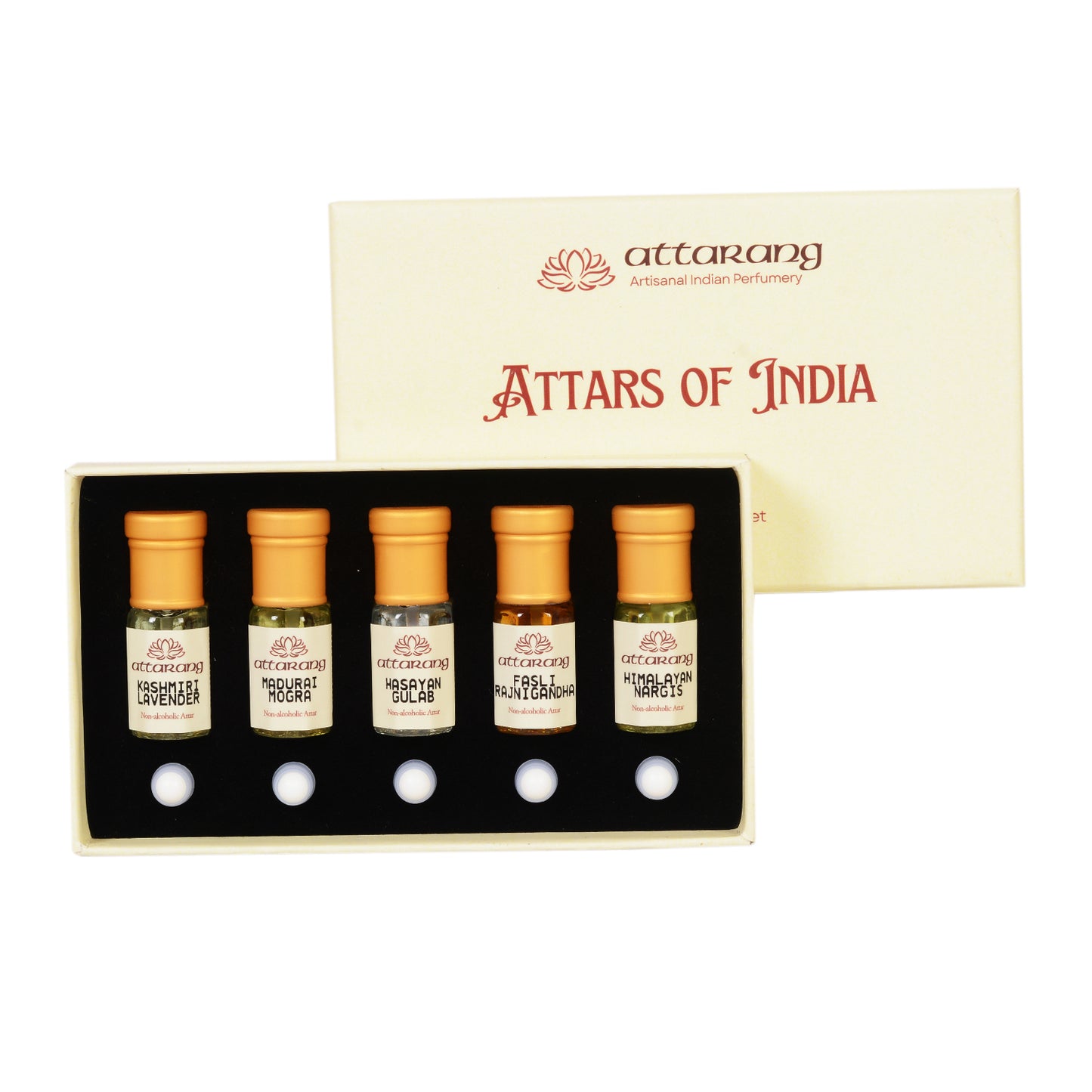 Top 5 Floral Attars of India (5x3ml) 15ml