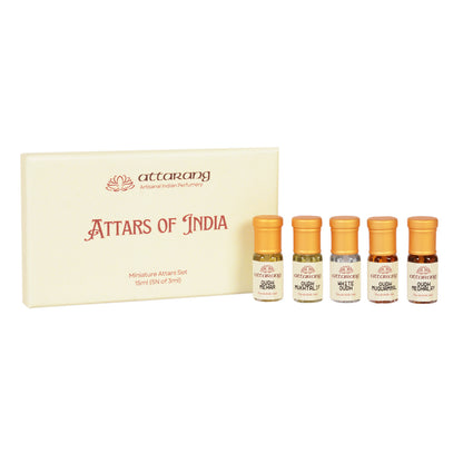 Top 5 Oudh Attars of India (5x3ml) 15ml