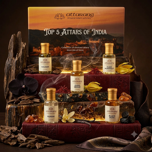 Top 5 Winters Attars of India | Warm, Woody, Mysterious | 5x10ml Attar Set 50ml