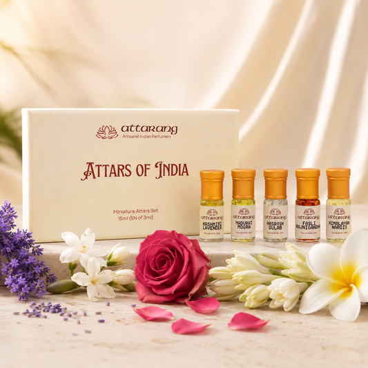 Top 5 Floral Attars of India (5x3ml) 15ml