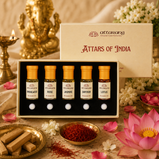 Top 5 Pooja Attars of India (5x3ml) 15ml