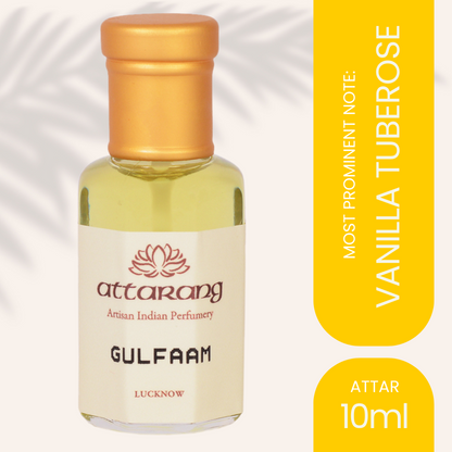 Gulfaam | Vanilla, Tuberose & Amber | Attar 10ml