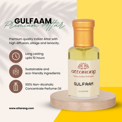 Gulfaam | Vanilla, Tuberose & Amber | Attar 10ml