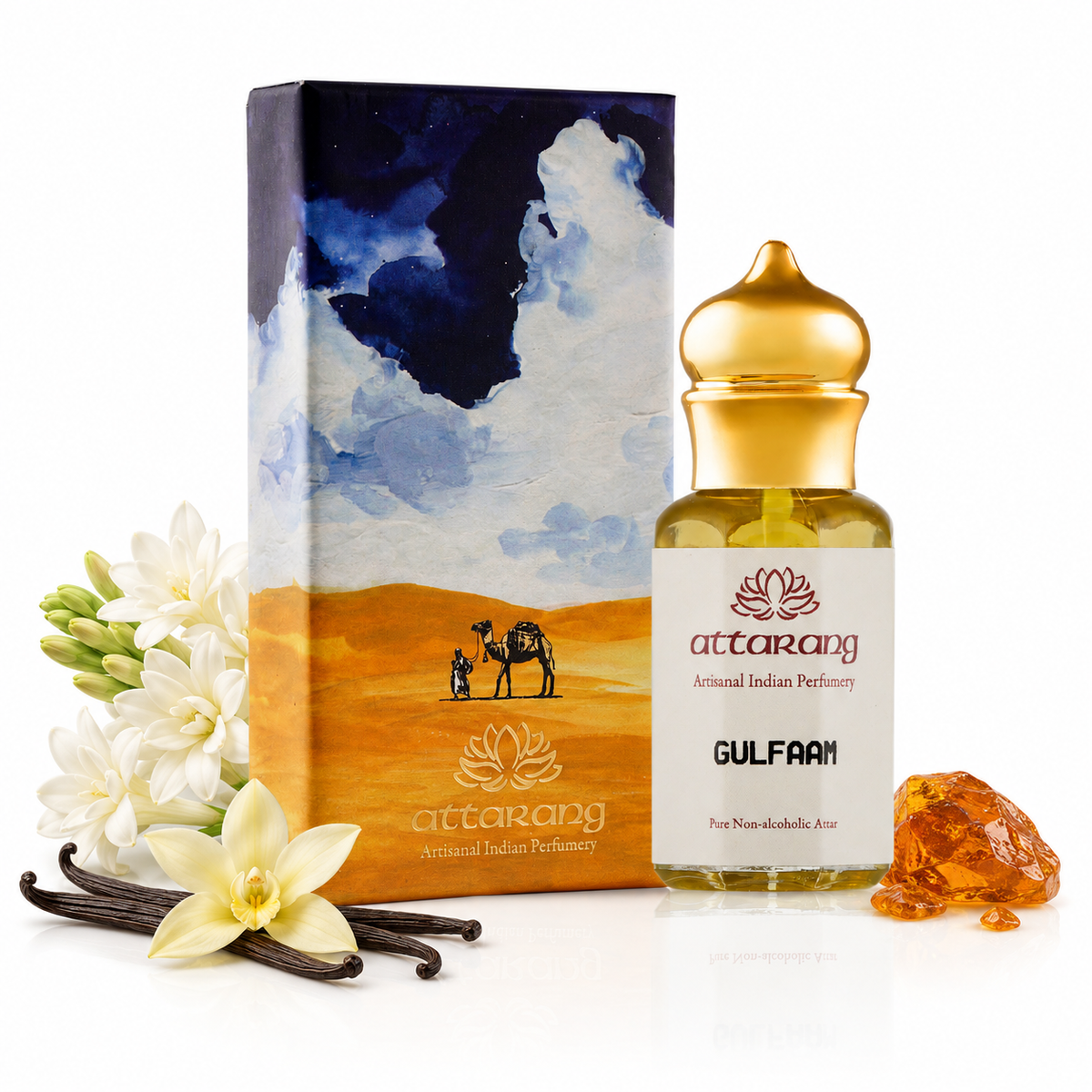 Gulfaam | Vanilla, Tuberose & Amber | Attar 10ml