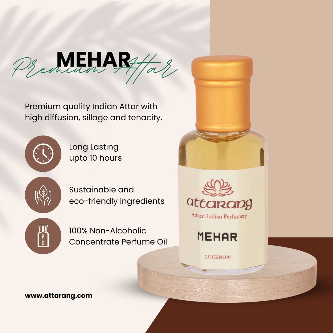 Mehar | Oudh, Smoke, Leather | Attar 10ml