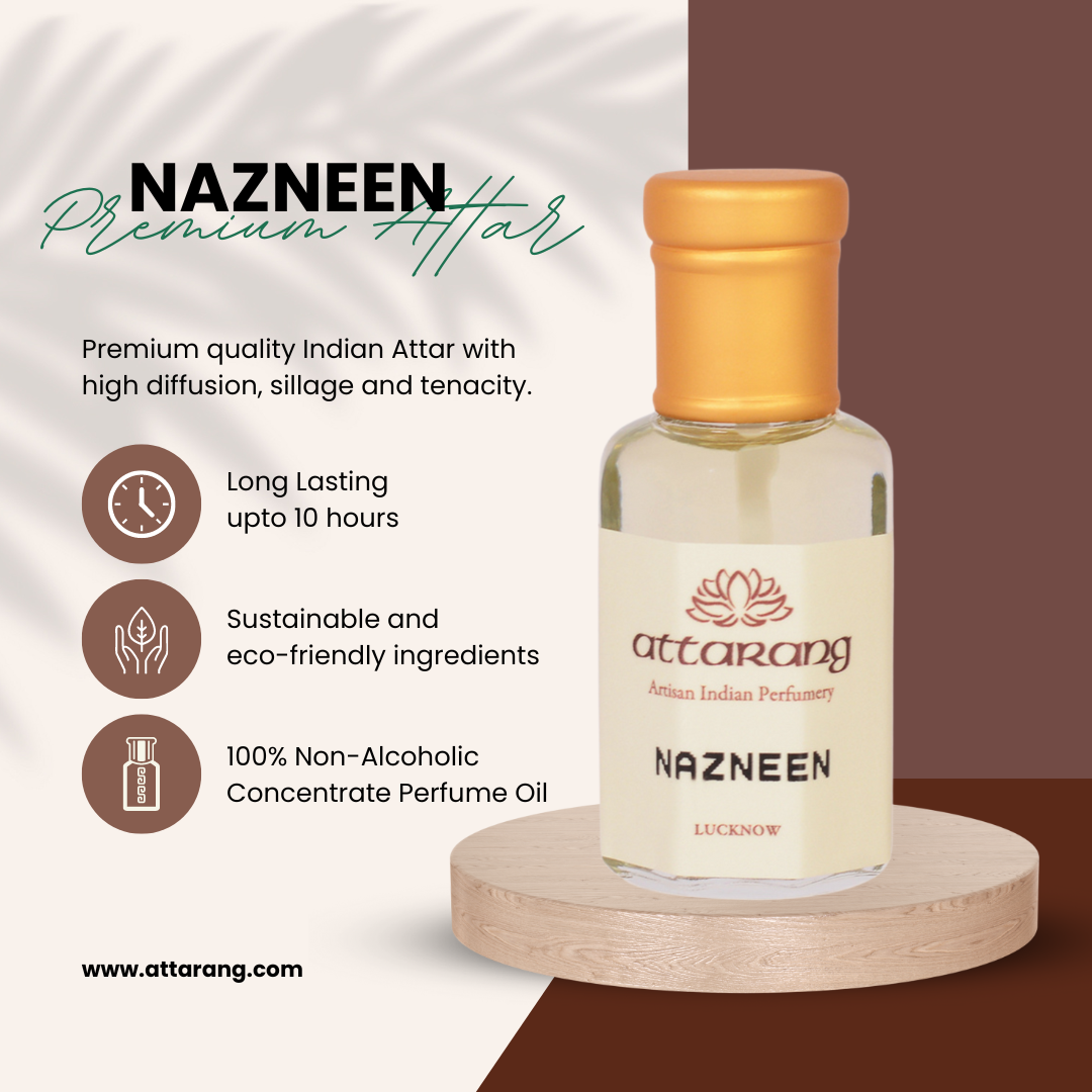 Nazneen | Sweet, Oudh & Amber | Attar 10ml