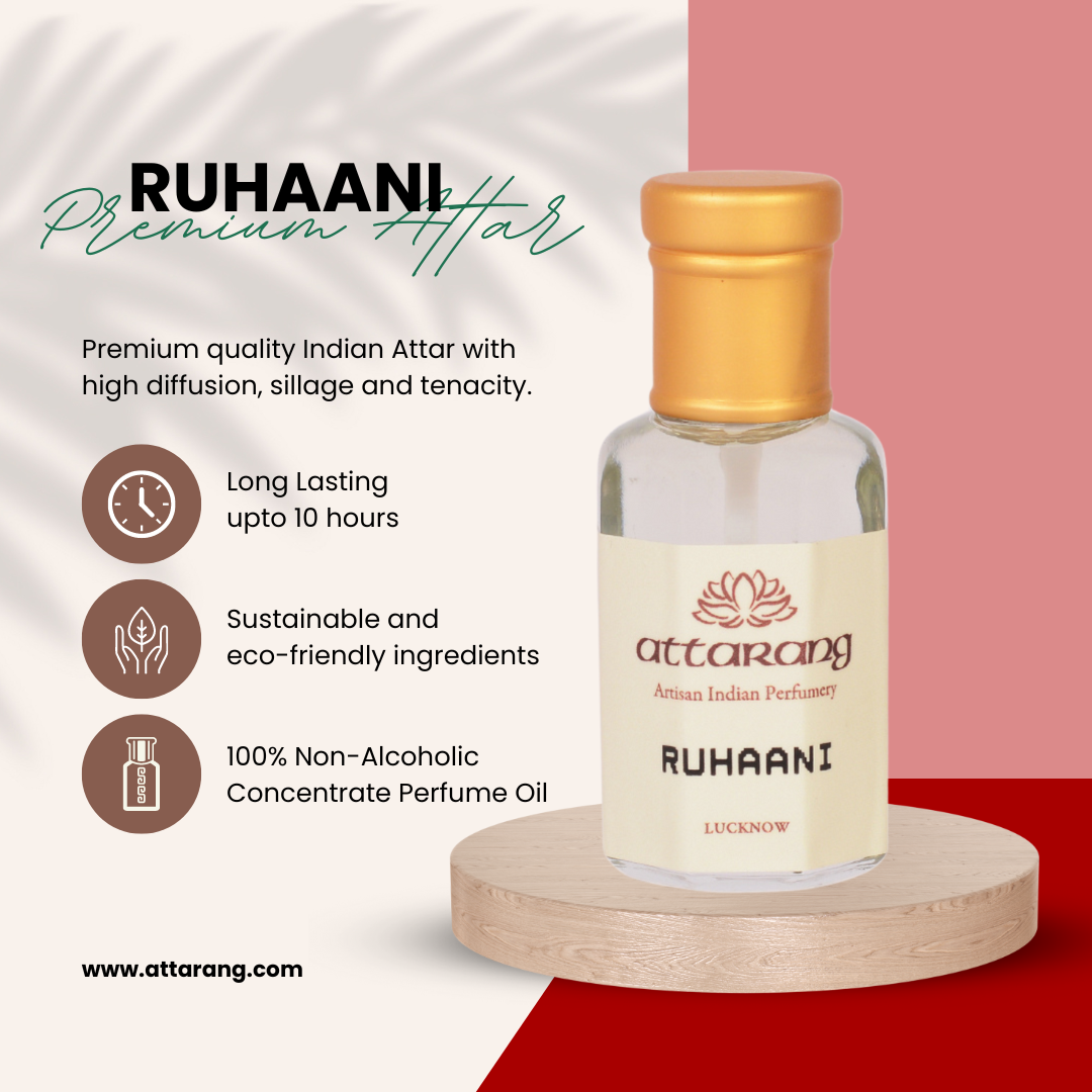 Ruhaani | Saffron, Jasmine & Amber | Attar 10ml