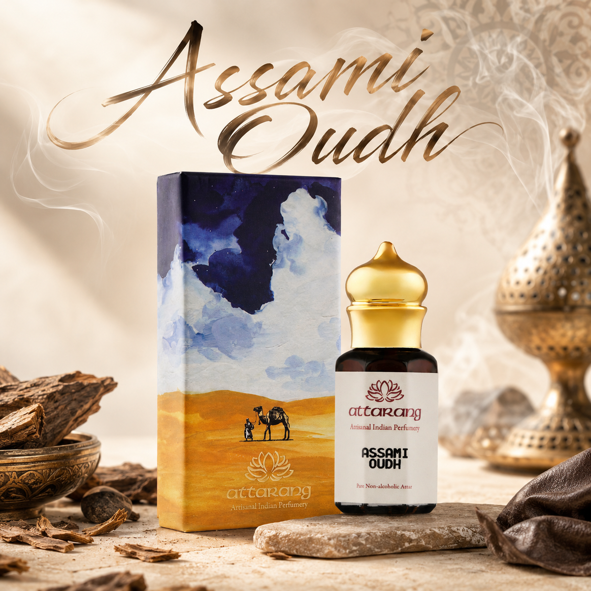 Assami Oudh | Oudh, Smoke & Leather Notes | Attar 10ml