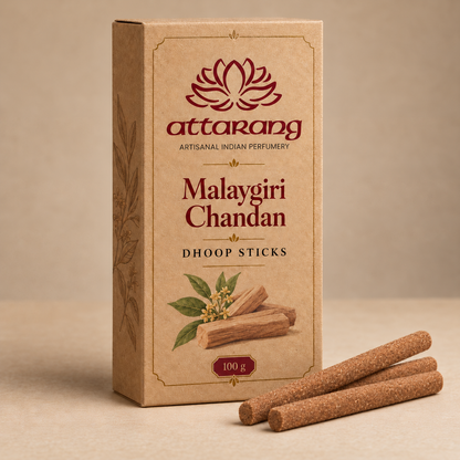 Attarang's Malaygiri Chandan Dhoop Sticks - 100g pack