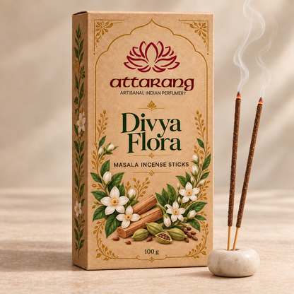 Attarang's Divya Flora Premium Masala Incense Sticks - 50N pack