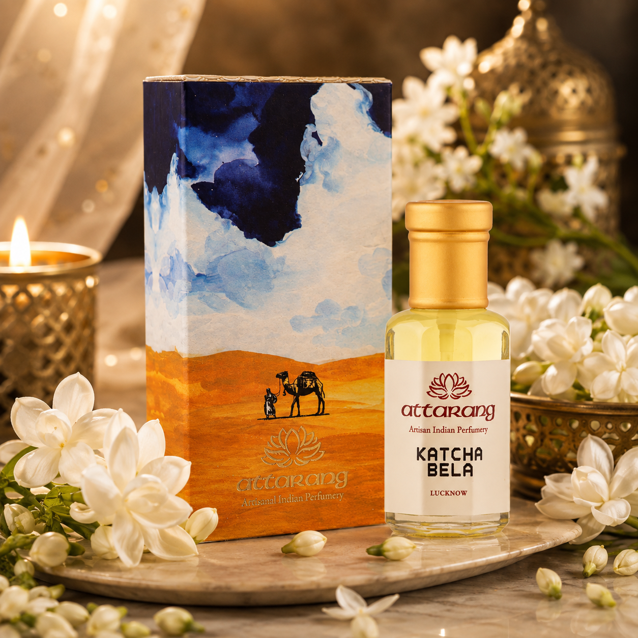 Katcha Bela Attar | Deep Floral, Jasmine Sambac, Mogra buds | Attar 10ml