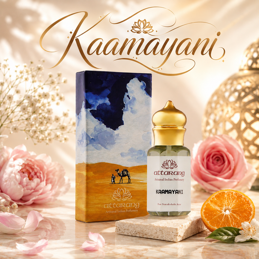 Kaamayani Attar | Mandarin, Peony, Rose, | Attar 10ml