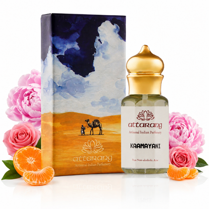 Kaamayani Attar | Mandarin, Peony, Rose, | Attar 10ml