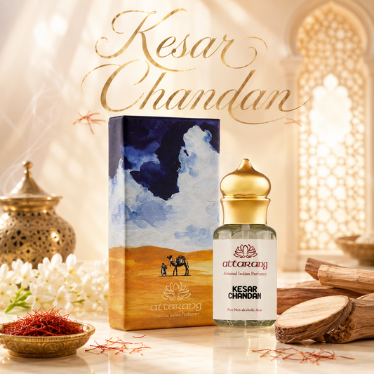 Kesar Chandan |  Saffron Sandalwood | Attar 10ml