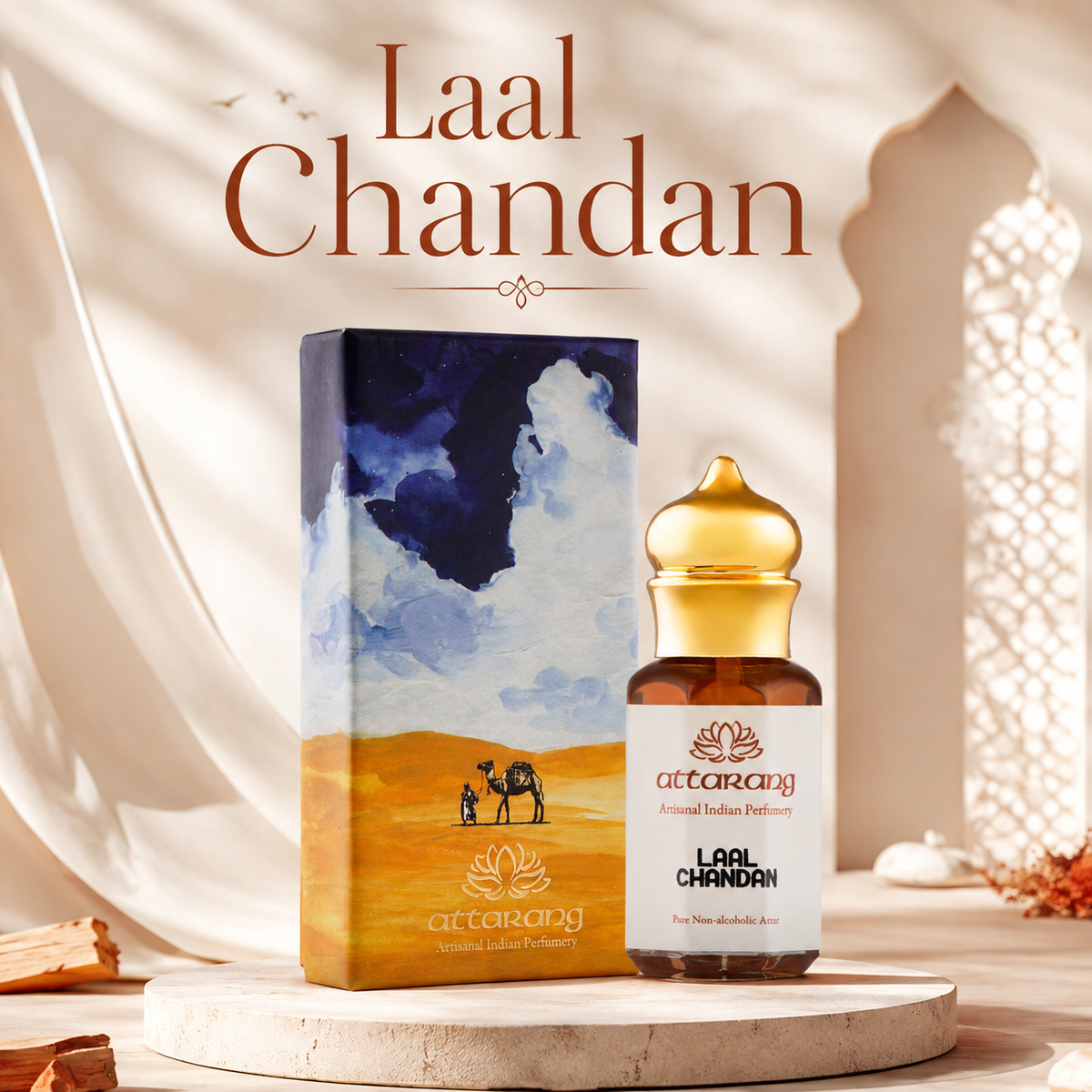 Laal Chandan | Red Sandalwood | Pooja Attar 10ml