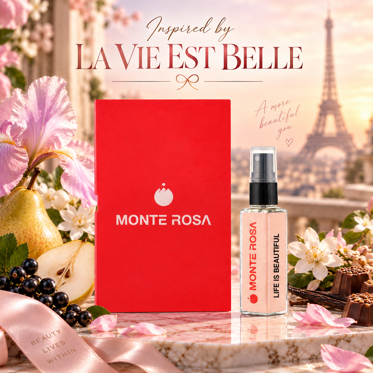 MonteRosa Life is beautiful | Miniature EDP 8ml