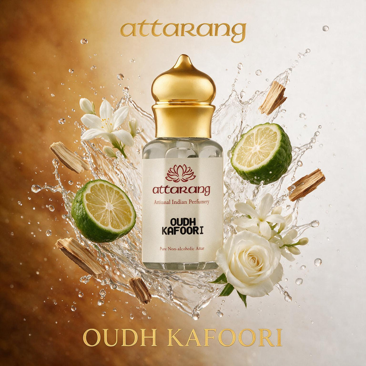 Oudh Kafoori | White Oudh & Rose | Attar 10ml