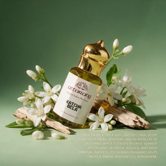 Katcha Bela Attar | Deep Floral, Jasmine Sambac, Mogra buds | Attar 10ml