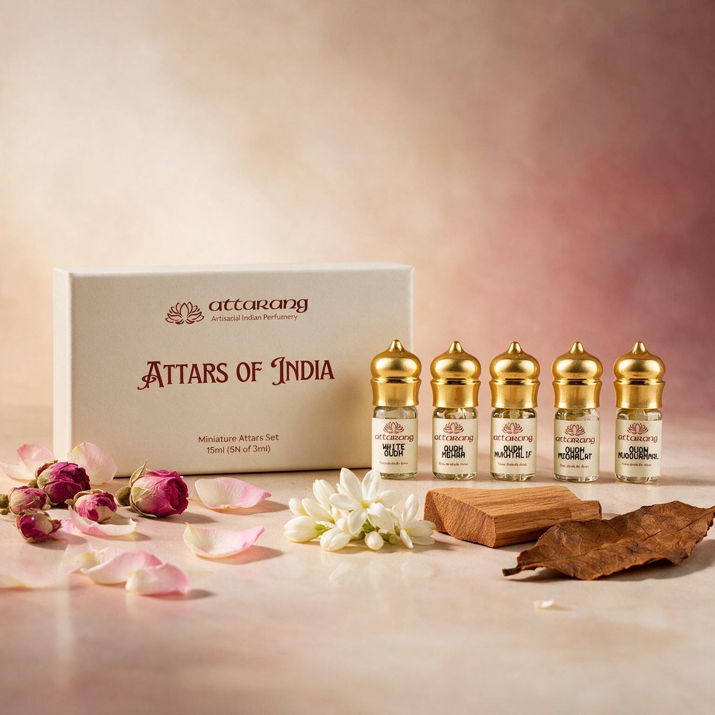 Top 5 Oudh Attars of India (5x3ml) 15ml