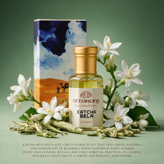 Katcha Bela Attar | Deep Floral, Jasmine Sambac, Mogra buds | Attar 10ml