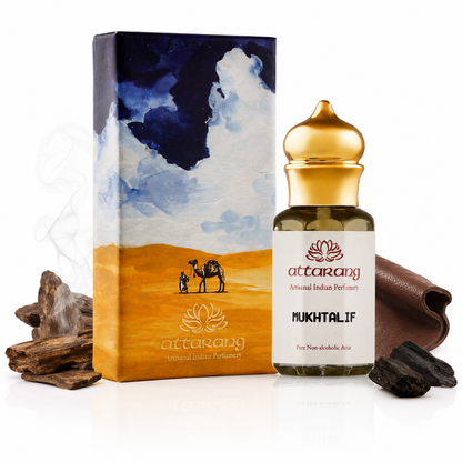 Mukhtalif | Leather, Smoke & Agarwood | Attar 10ml