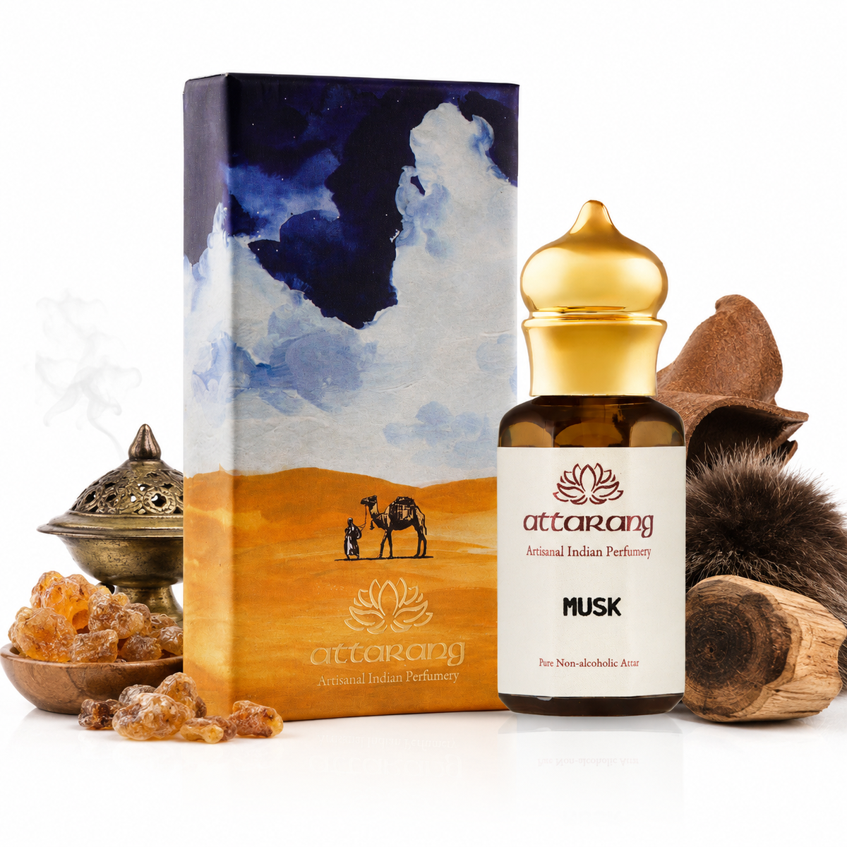 Musk (Kasturi) | Musk, Olibanum & Leather Notes | Attar 10ml