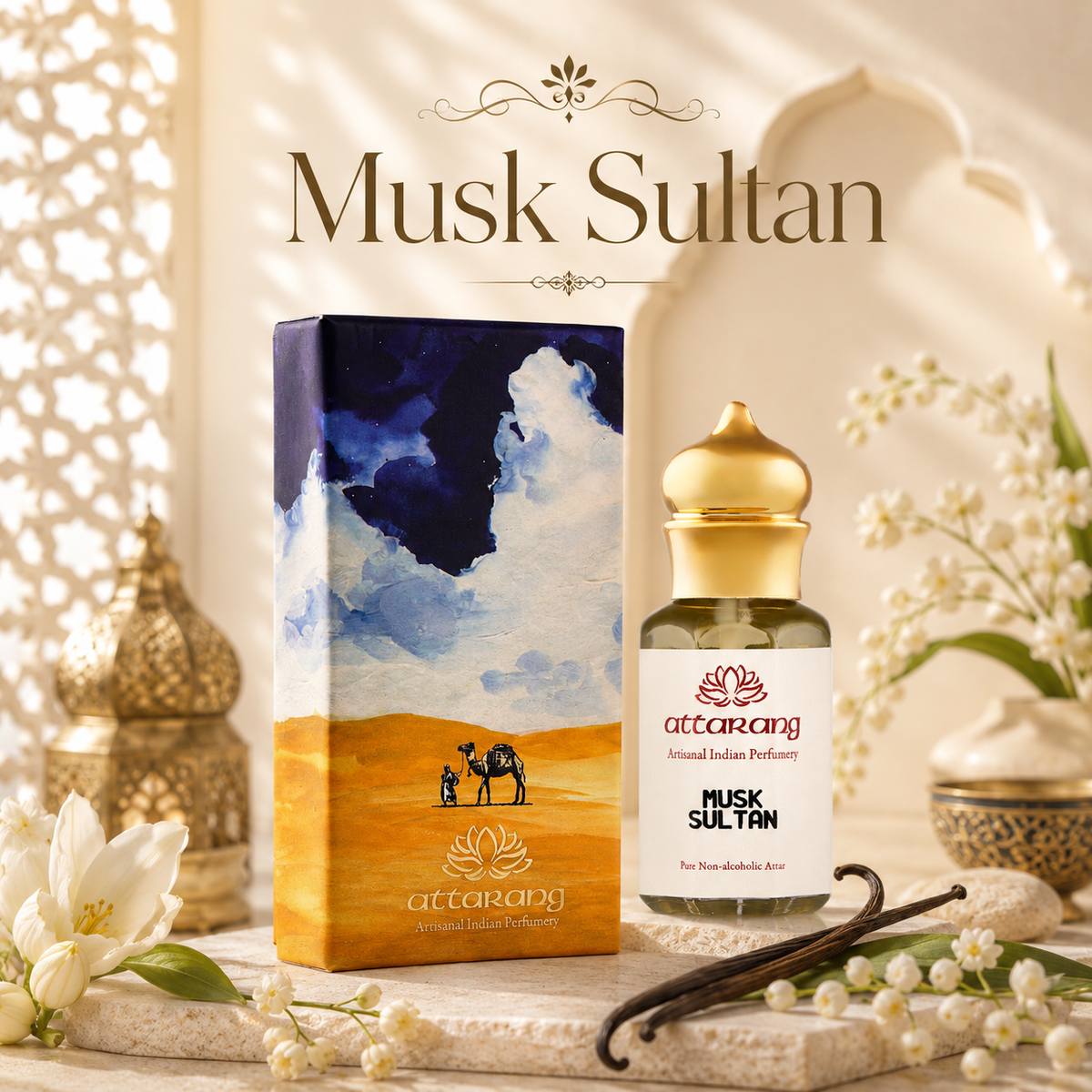 Musk Sultan | Musk, Lily of the valley, Vanilla | Attar 10ml