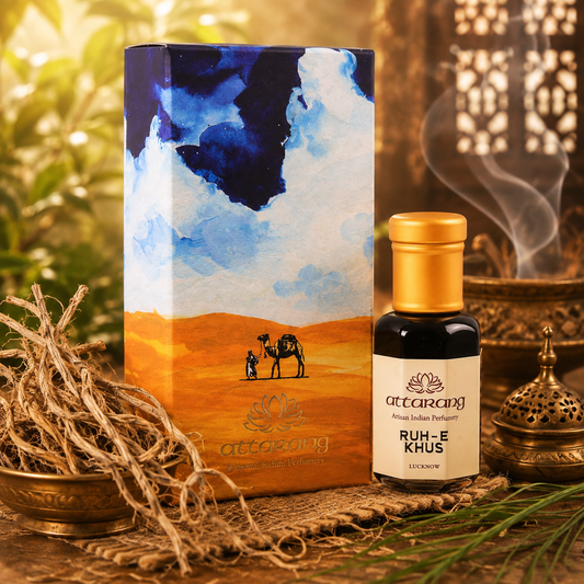Ruh-e-Khus | Khus, Vetiver Root, Cool Notes | Attar 10ml