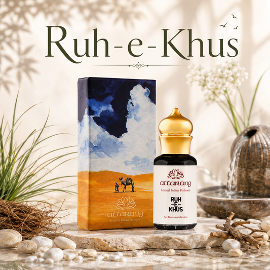 Ruh-e-Khus | Khus, Vetiver Root, Cool Notes | Attar 10ml