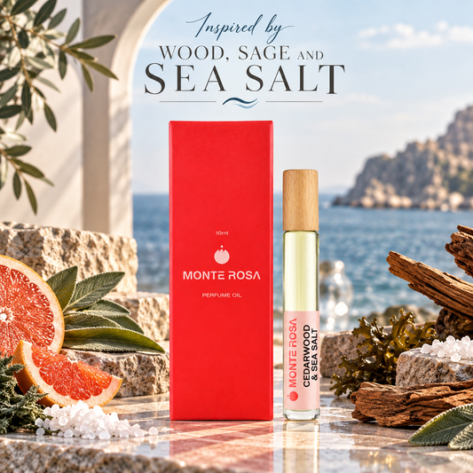 MonteRosa Cedarwood & Sea Salt | Perfume Oil 10ml