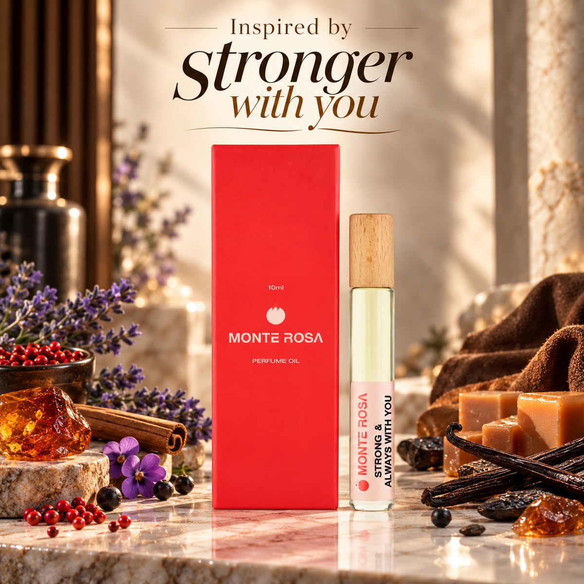 MonteRosa Strong & Always with you | Perfume Oil 10ml