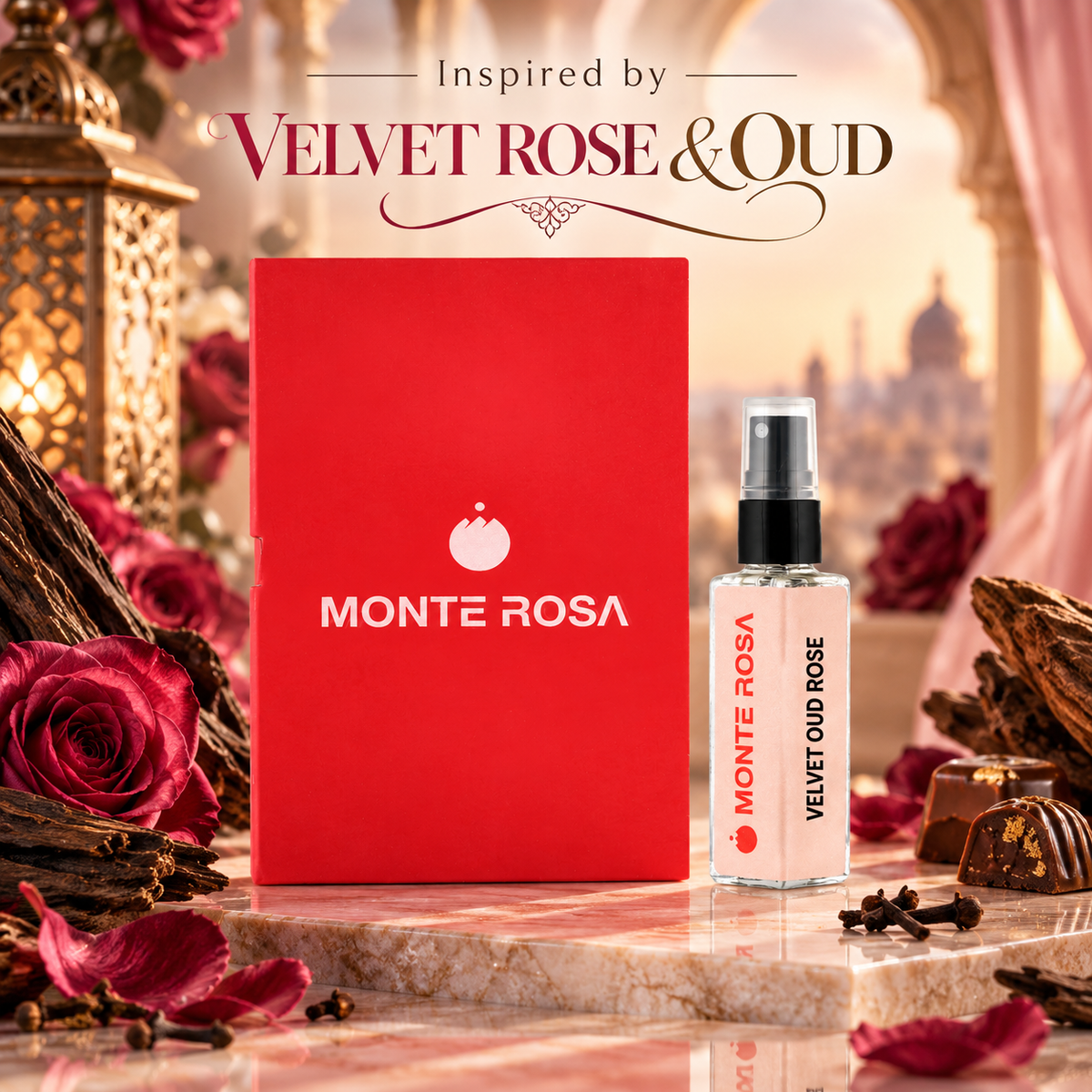 MonteRosa Velvet Oud Rose | Miniature EDP 8ml
