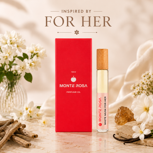 MonteRosa White Musk for Her | Perfume Oil 10ml
