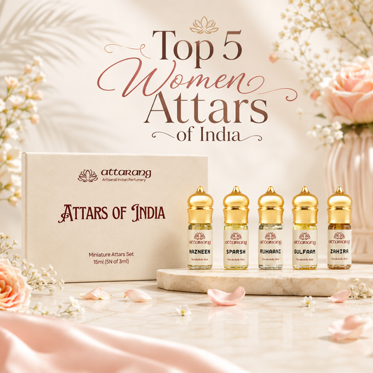 Top 5 Women Attars of India (5x3ml) 15ml